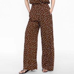 Zara polka dot trousers